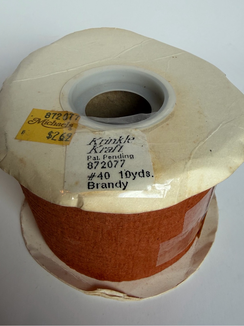 Vintage Ribbon Lot Krinkle Kraft Olympus Lion Ribbon Craft Sewing Trim Destash - Picture 4 of 15